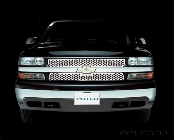 Punch Stainless Steel Grilles-Chevrolet Silverado LD