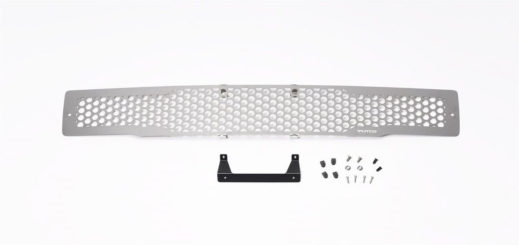 Bumper Grille Inserts-Ford F-150 - Stainless Steel Punch Design