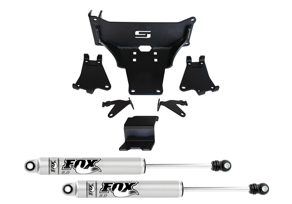 Dual Steering Stabilizer Kit-w/ Fox 2.0 Shocks-05-22 F250/350 4WD-No Lift Req