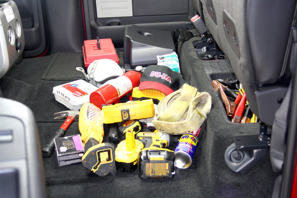 09-14 Ford F-150 SuperCrew  DU-HA Underseat Storage / Gun Case Black