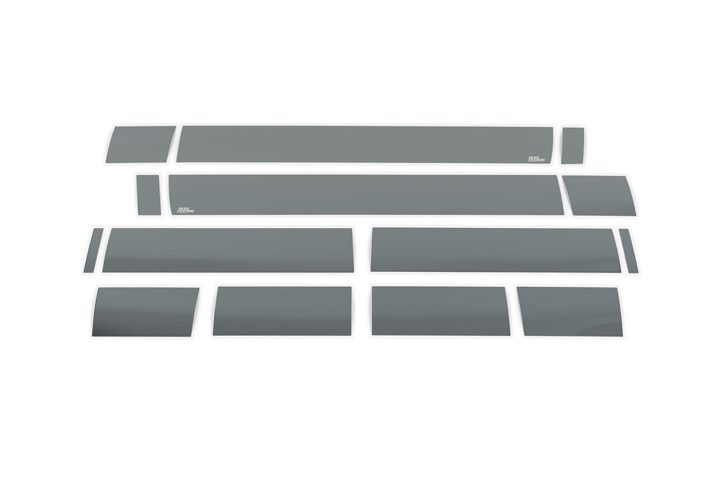 Black Platinum Rocker Panels  -Chevrolet Silverado Ext Cab 6.5ft Standard Box - 6" wide - 14 pcs