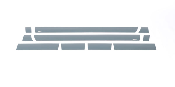 Black Platinum Rocker Panels  -Chevrolet Silverado LD - Standard Cab - 6.8" bed (10 pcs)