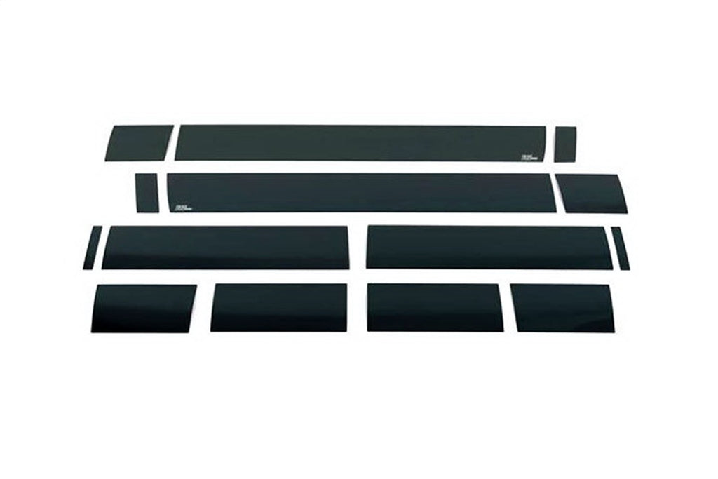 Black Platinum Rocker Panels  -Chevrolet Silverado LD / GMC Sierra LD - Regular Cab - 8ft Long Box