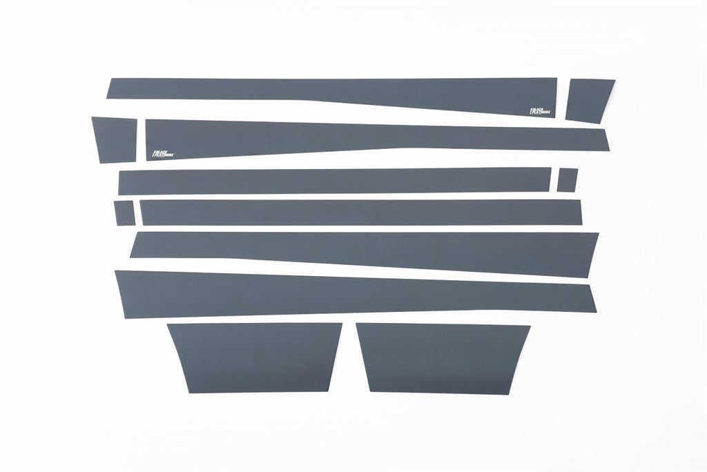 Black Platinum Rocker Panels  -RAM 1500 Crew Cab 8 ft Long Box - 5.5" Wide (W/O Factory flares) 12pcs Black Platinum Rocker Panels  -RAM 2500/3500 Crew Cab 8 ft Long Box - 5.5" (W/O Factory flares) 12 pcs