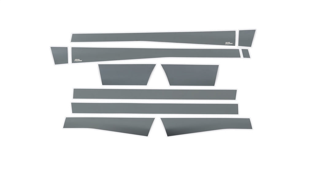 Black Platinum Rocker Panels  -RAM 2500/3500 Crew Cab 6.5" Short Box  - 5.5" Wide (W/O Factory flares) 12 pcs