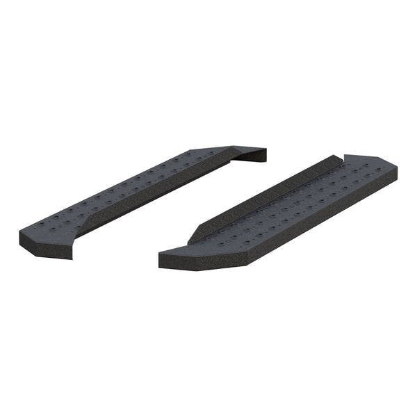 RidgeStep 6-1/2" x 53" Black Steel Running Boards (No Brackets)