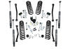 4" DUAL RATE COIL Lift Kit - 18-22 JP JL WRGLR 2 DR - W/ SHADOW SERIES SHX