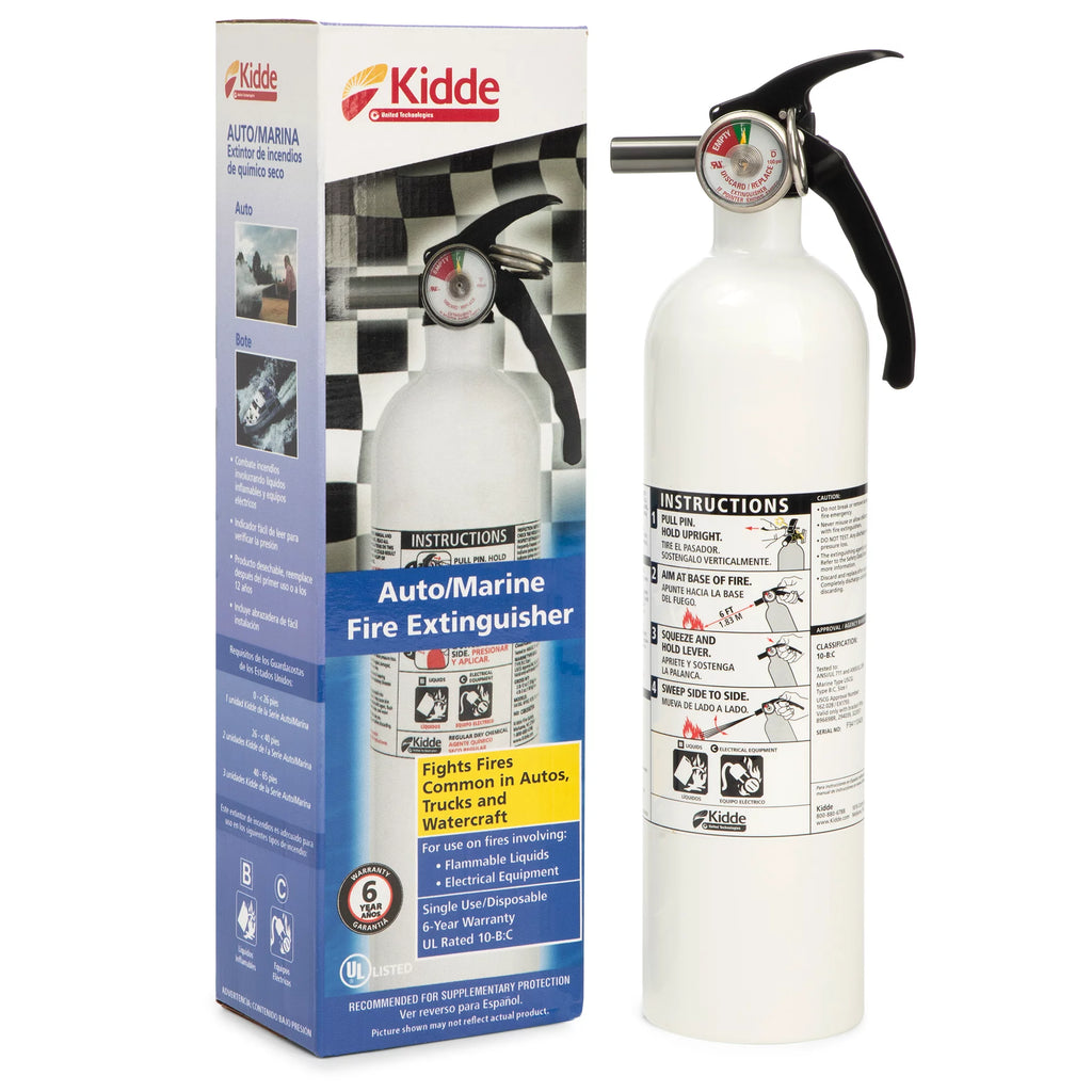 Kiddle Fire Extinguisher # 2 Auto / Marine With Nylon Strap and Handle / Lever, 21030890K