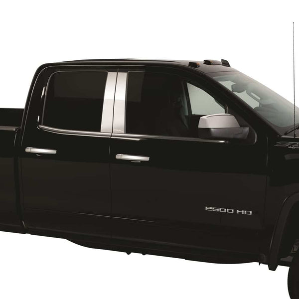 GM Stainless Steel Pillar Posts-GMC Sierra LD - Fits Double Cab/Crew Cab - Pillar Post GM Stainless Steel Pillar Posts-GMC Sierra HD - Fits Double Cab/Crew Cab - Pillar Post