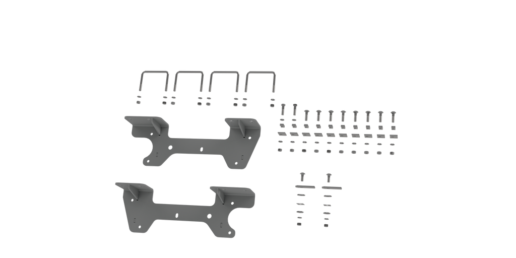 Custom Installation Brackets For Universal Mounting Rails For Some GM Trucks RVR2504