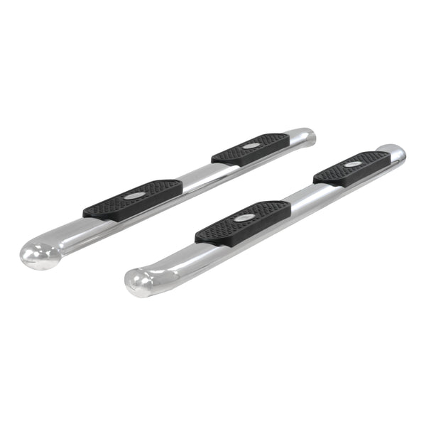 4" Polished Stainless Oval Side Bars, Select Ram 1500, Dodge Ram 1500