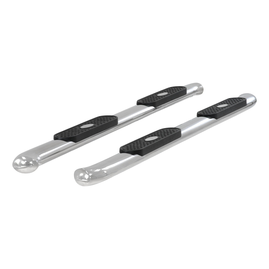 4" Polished Stainless Oval Side Bars, Select Dodge, Ram 2500, 3500 S225019-2