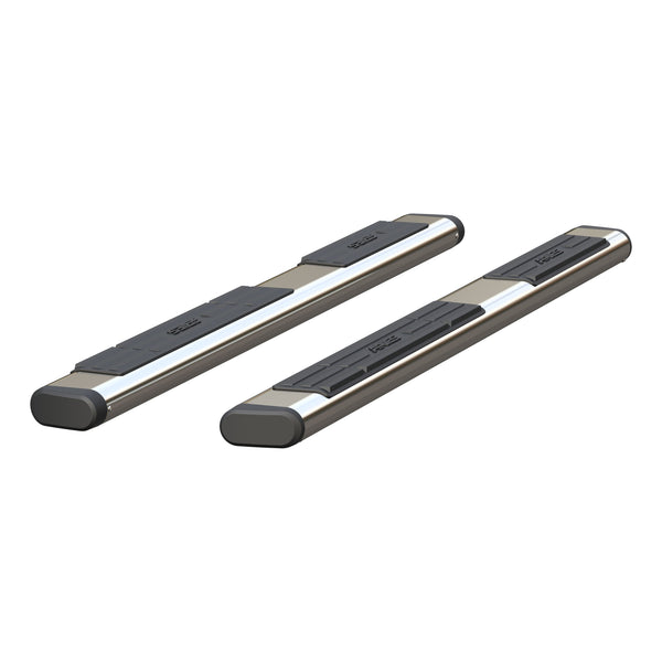 6" x 75" Polished Stainless Oval Side Bars (No Brackets)