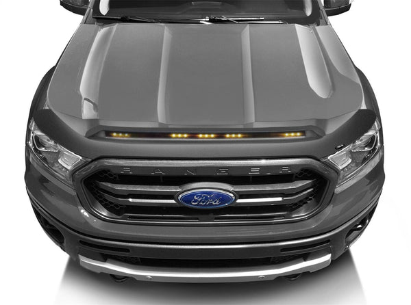 Aeroskin Lightshield Color-Match Hood Protector Ingot Silver