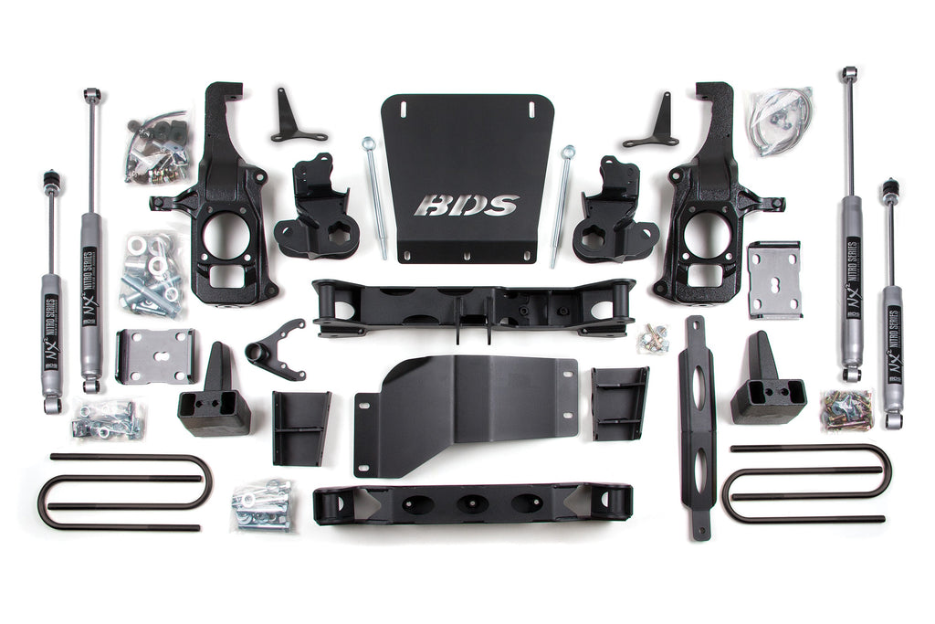BDS Suspension 6.5" Suspension Lift Kit 2011-2019 Chevrolet/GMC 2500/3500 196H