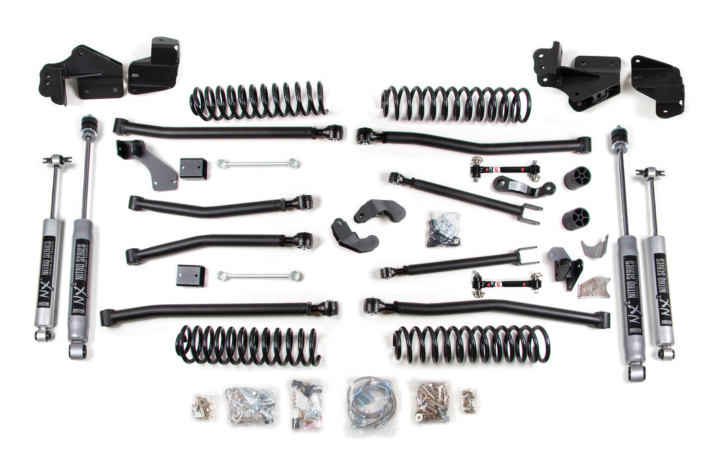 BDS Suspension 6.5" Long Arm Suspension Lift Kit 2007-2013 Jeep Wrangler JK 4 Door 1409H
