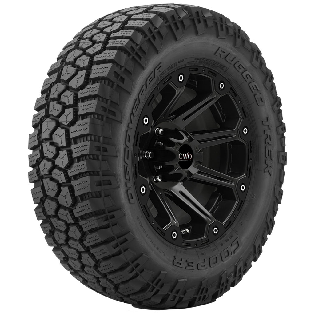 37x12.50R20LT Cooper Discoverer Rugged Trek 126Q LRF Black Wall Tire 170214007