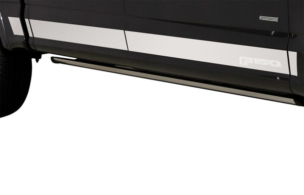 Ford Licensed Stainless Steel Rocker Panels-Ford F-150 Super Crew Cab 5.5 Box - 7" Wide - 12 pcs