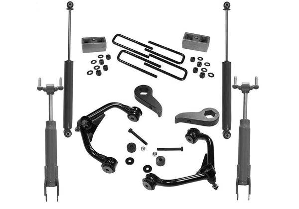 3" Lift Kit - 11-19 Chevy/GMC 2500HD - w/ SL Rear Shocks