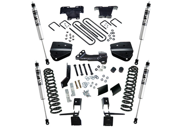 4" Lift Kit w/ FOX Shocks - 17-22 F250/350 4WD Dsl w/o 4Link Arms w/o RadiusArms
