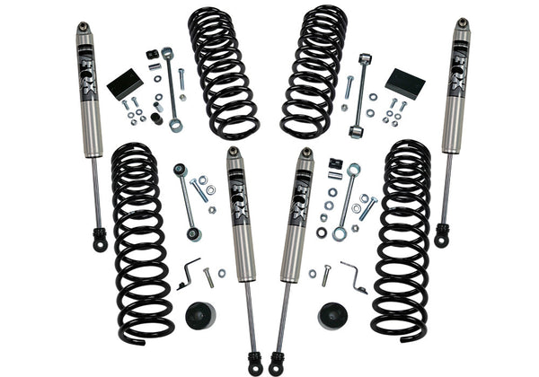 Dual Rate Coil 2.5" Lift Kit w/ Fox Shocks - 18-22 Wrangler JL - 4 door