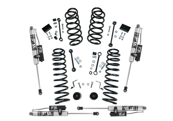 2.5" Dual Rate Coil Lift Kit w/ Fox 2.0 Res Shocks - 18-22 Wrangler JLU 4WD-4Dr