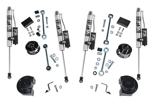 2.5" Spacer Kit w/ Fox 2.0 Res Shocks - 18-22 Wrangler JL/JLU 4WD - 2Dr/4Dr