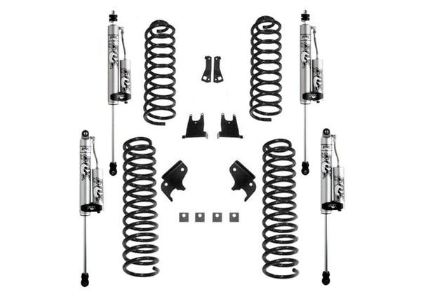 2.5" Lift Kit w/ FOX 2.0 Reservoir Shocks - 07-18 Wrangler JK 2-Door