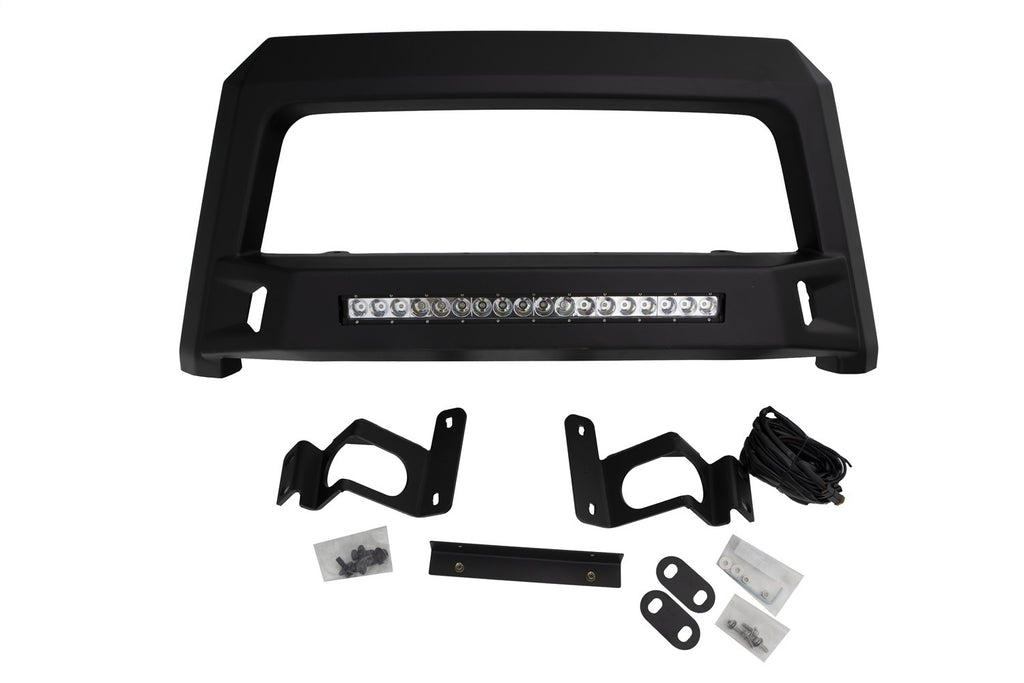 REVOLUTION BLACK BULL BAR W/INTEGRATED LED LIGHT BAR