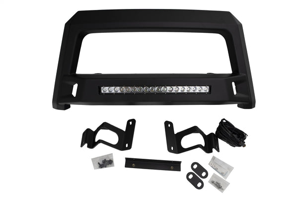 REVOLUTION BLACK BULL BAR W/INTEGRATED LED LIGHT BAR