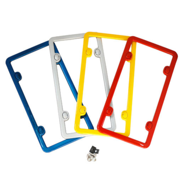 ZAGATO ABS LICENSE FRAME (Monterey Red 80U): 901-200