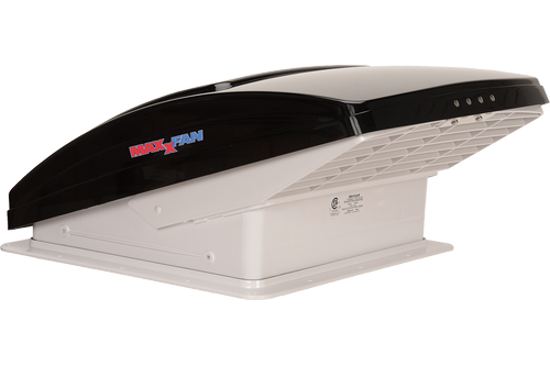 MAXXFAN DELUXE 10 SPEED INTAKE & EXHAUST HHR - BLACK - AIRXCEL