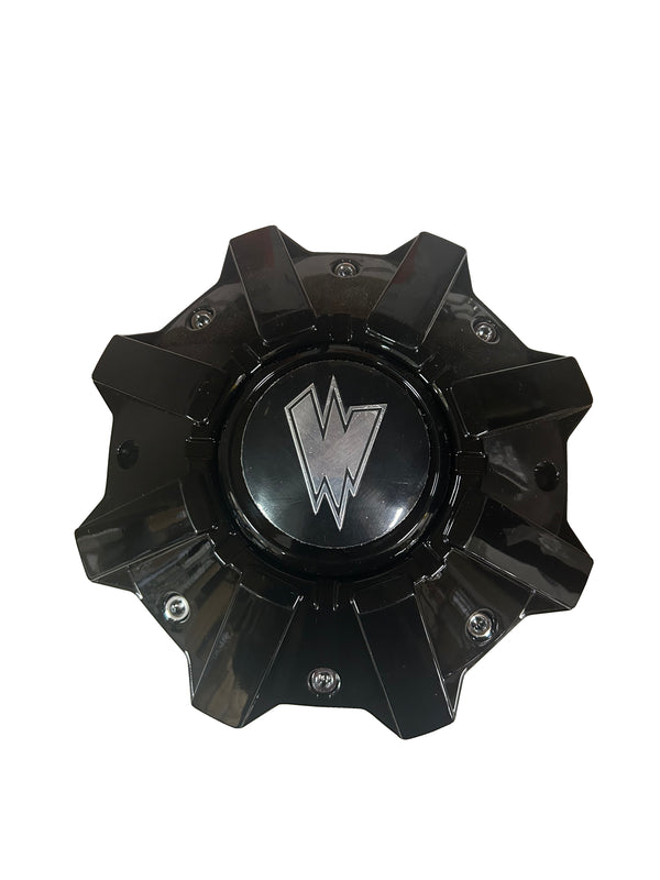 WALDOCH CENTER CAP 2017-2020 GLOSS BLACK WITH SCREWS 8 3/8" WIDE