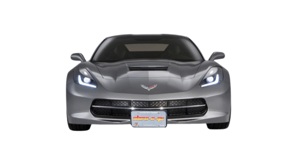 SHOW-N-GO MANUAL FRONT LICENSE FRAME C7 CORVETTE STINGRAY: 400SR