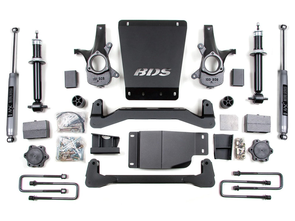 BDS Suspension 6" Suspension Lift Kit 2007-2013 Chevrolet / GMC 1500 Silverado / Sierra 4WD 176H
