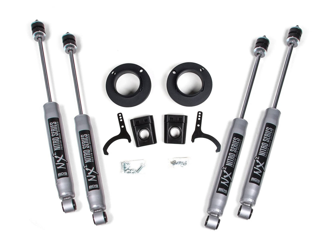 BDS Suspension 2" Leveling Kit | 2014-2018 Ram 2500 4WD | With Rear AirRide 1635H