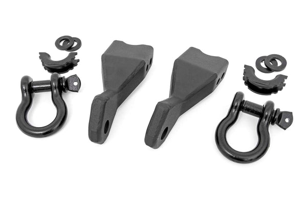 Tow Hook Brackets | D-Ring Combo | Chevy Silverado 1500 2WD/4WD (2019-2025 & Classic)