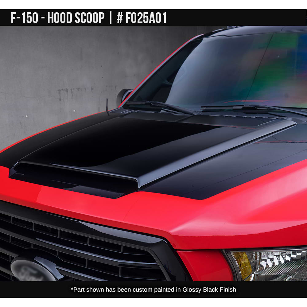 2015-2017 Ford F-150 Off-Road Full Kit with Dakar FBG Supercab Painted  Satin Black Install Ready