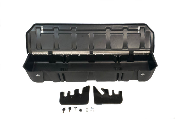 15-22 Ford F-150 SuperCrew DU-HA Lockbox - Underseat Storage / Gun Case w/Lockable Lid Black