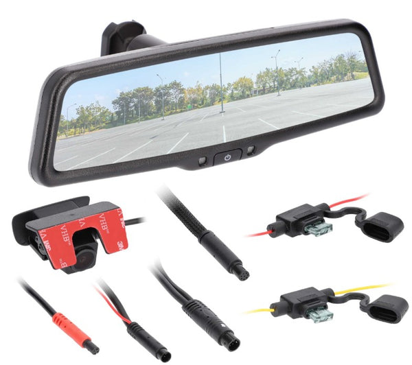 9" Live View Streaming Rear View Mirror: TE-LVM9