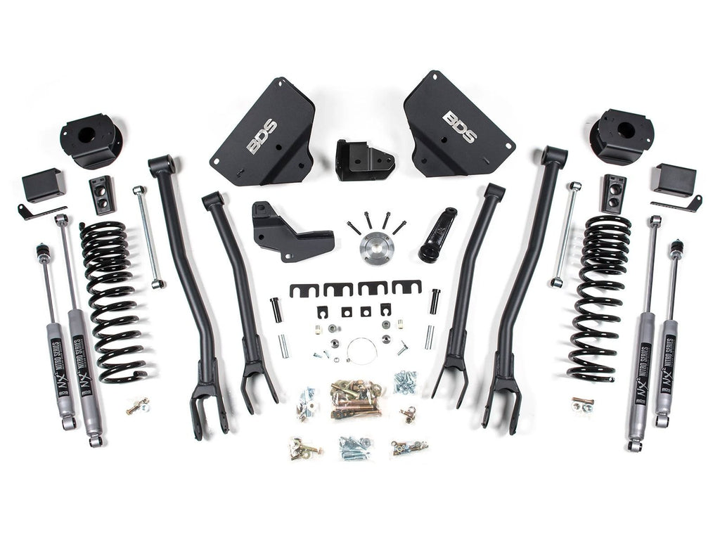 BDS Suspension 4" 4-Link Suspension System | 2014-2018 Ram 2500 4WD (Diesel) w/ Rear Air Ride 1632H