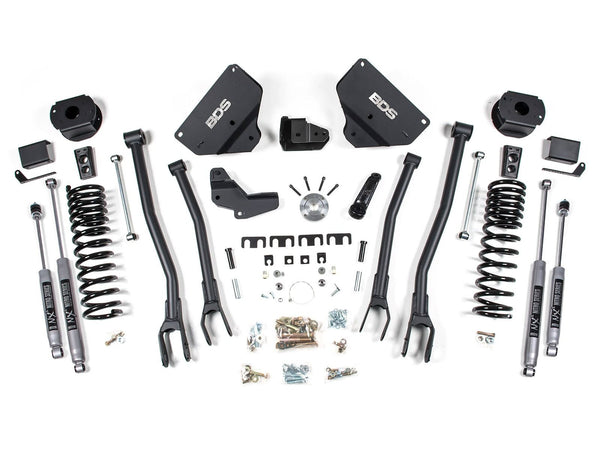 BDS Suspension 4" 4-Link Suspension System | 2014-2018 Ram 2500 4WD (Gas) w/ Rear Air Ride 1634H