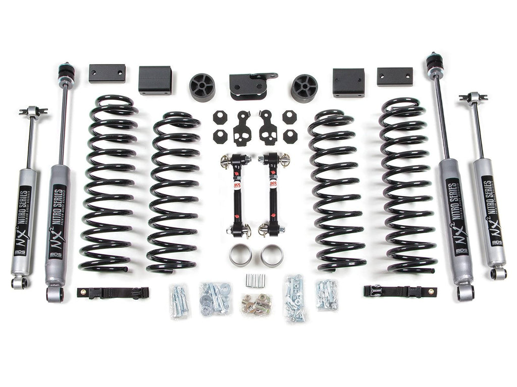 BDS Suspension 3" Suspension Lift Kit 2012-2018 Jeep Wrangler RHD JK 4 Door 1403H
