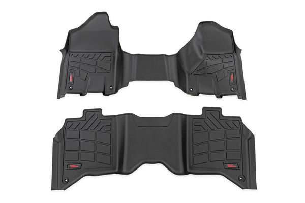 Sure-Fit Floor Mats | Front & Rear | Crew | Ram 2500/3500 2WD/4WD (2019-2025)