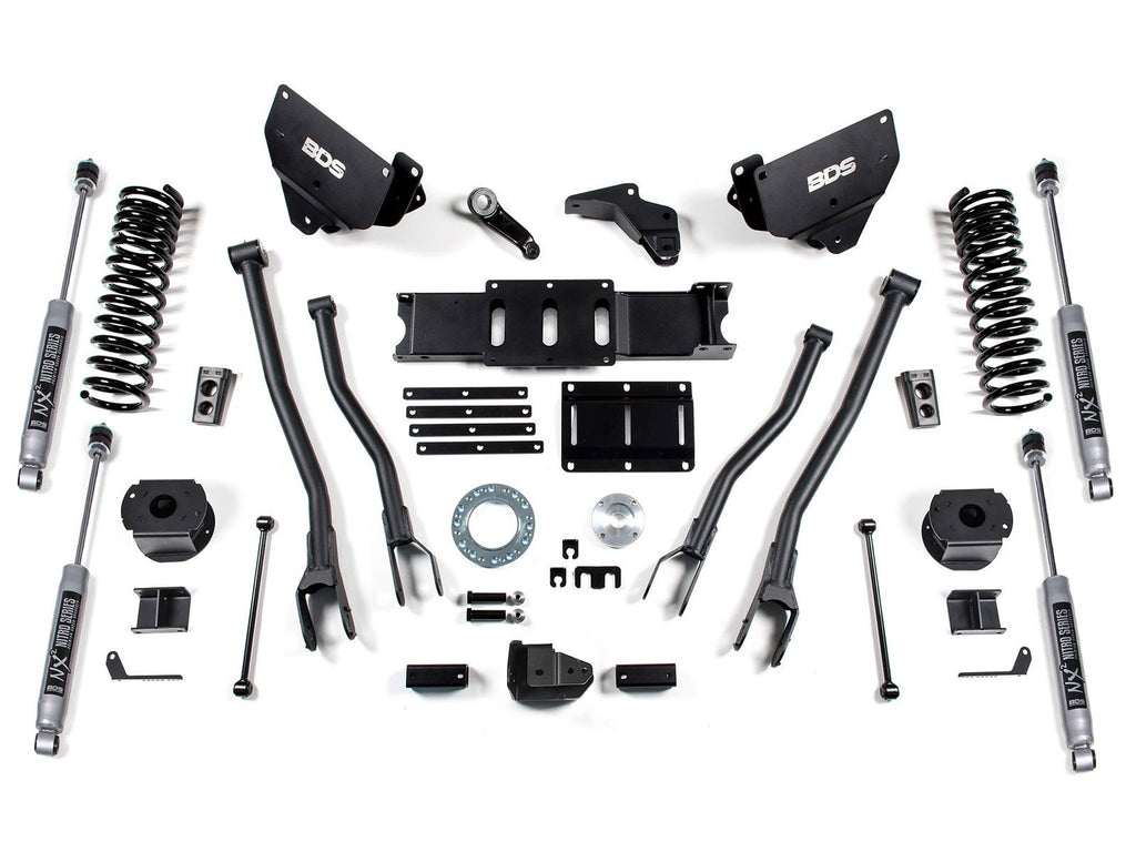 BDS Suspension 5.5" 4-Link Suspension System | 2014-2018 Ram 2500 4WD (Gas) w/ Rear Air Ride 1630H