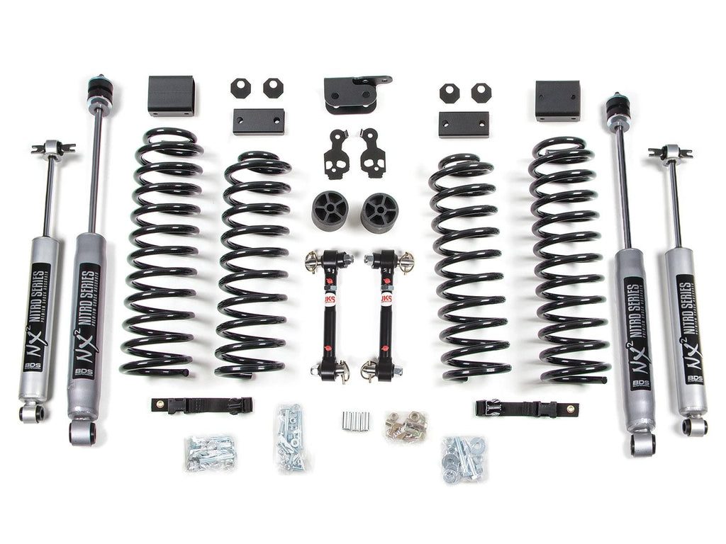 BDS Suspension 3" Suspension Lift Kit 2007-2011 Jeep Wrangler RHD JK 2 Door 1423H
