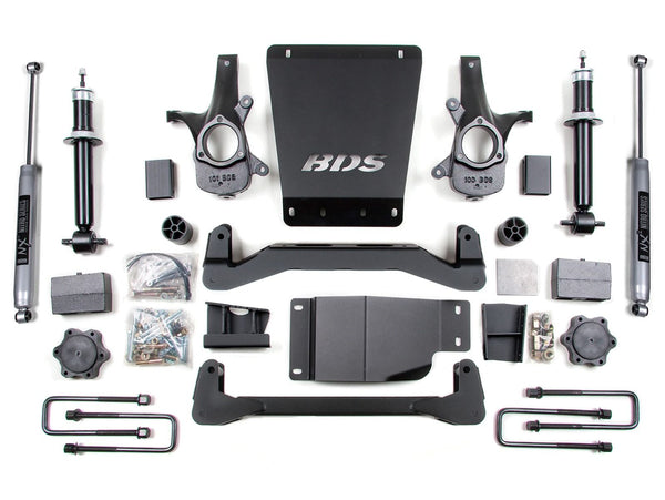 BDS Suspension 4" Suspension Lift Kit 2007-2013 Chevrolet / GMC 1500 Silverado / Sierra 4WD 184H