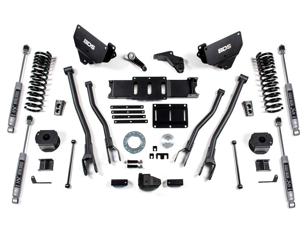BDS Suspension 6" 4-Link Suspension System | 2014-2018 Ram 2500 4WD (Diesel) w/ Rear Air Ride 1628H