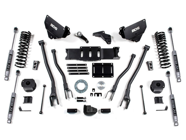 BDS Suspension 6" 4-Link Suspension System | 2014-2018 Ram 2500 4WD (Diesel) w/ Rear Air Ride 1628H