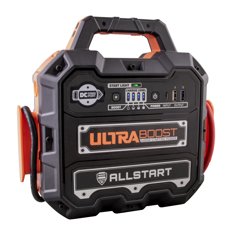 ULTRA BOOST 4000AMP PROFESSIONAL GRADE POWER LITIUM POWER TO START DIESELS AND HIGH-COMPRESSOIN GASOLINE ENGINES